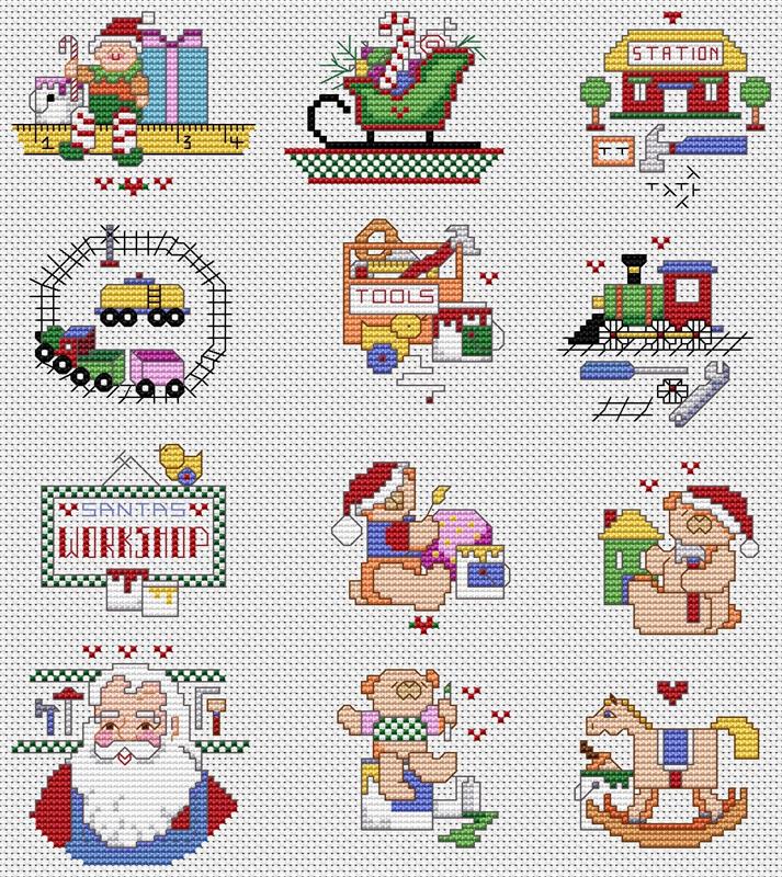 (image for) Santa in His Workshop Ornaments